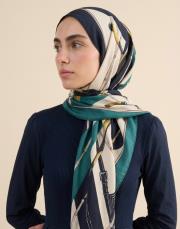 cool belt floş  şal petrol mavisi
