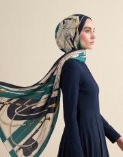 cool belt floş  şal petrol mavisi 3