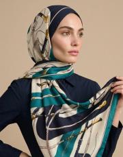 cool belt floş  şal petrol mavisi 5