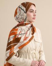 cool belt floş  şal turuncu 3