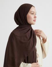dubai krep şal acı kahve 2