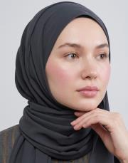 dubai krep şal antrasit 