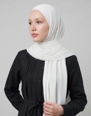 dubai krep şal beyaz  3