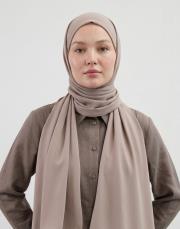 dubai krep şal vizon