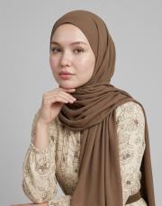 dubai krep şal bronz 3