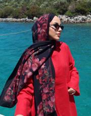 betül duman turgay’ın tercihi lilyum floş şal  2