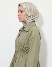 nida twill eşarp butter yellow 