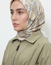 nida twill eşarp butter yellow  4