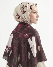 grace omuz şalı kahve