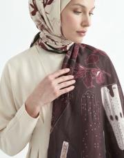 grace omuz şalı kahve 4