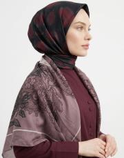 kırçiçeği omuz şalı gül kurusu 4