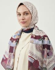 rosewood omuz şalı bordo 2