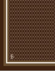 karo monogram twill şal acı kahve 5