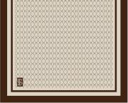 karo monogram twill şal krem 5